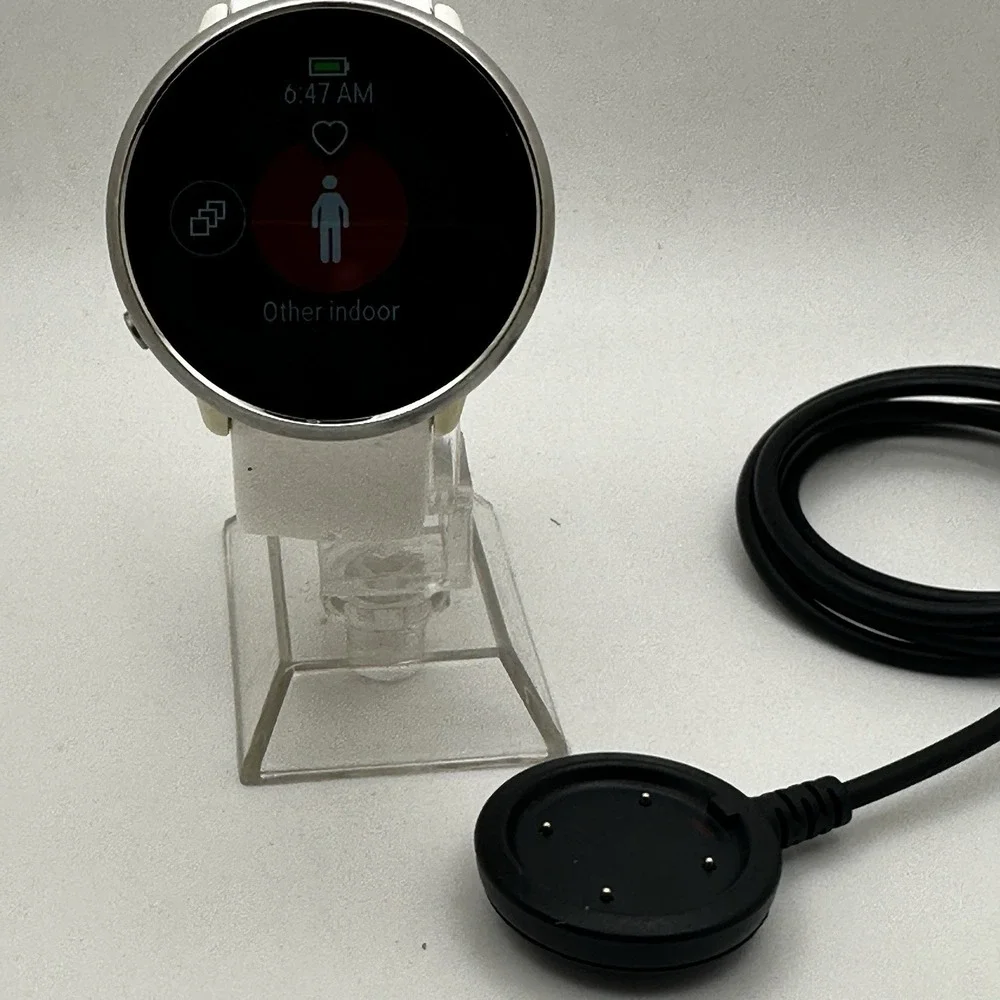 Polar‎ Ignite Gen 1 GPS Fitness Smartwatch White HR Monitor 43mm Tested